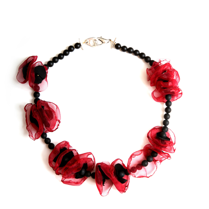 Erythrocytes necklace (red) « La B Design